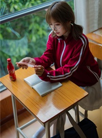 Chiyo Ogura w NO.005 Red gymnastics jacket(32)